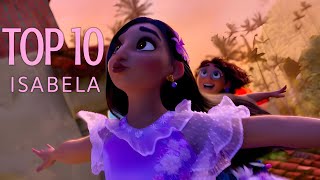 Encanto  Top 10 Isabela Voices Personal Ranking [upl. by Alusru]