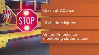 Several children injured in Minot school bus crash [upl. by Joses542]