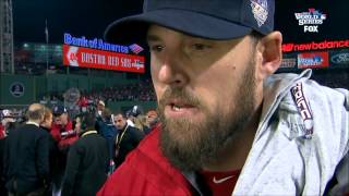 Amazing John Lackey Interview  Red Sox World Series Champs 2013 [upl. by Nawiat]