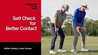 Leadbetter Swing Tip Self Check for Better Contact [upl. by Guinna370]