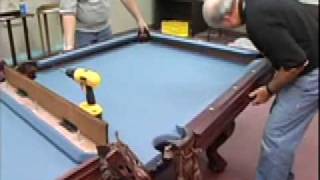 How to install a pool table  pockets and rails  Home Billiards [upl. by Witte]