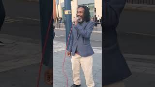 Cariok on the street Bgham England  Bob Marley play back [upl. by Annasiul]