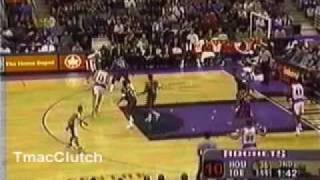 2000 TMac amp VC vs Young Steve Francis amp Hakeem Olajuwon TMac 7 Blocks Part 2 [upl. by Merete]