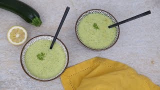 Les instants recettes n°53  Soupe de courgette au lait de coco [upl. by Nedmac]