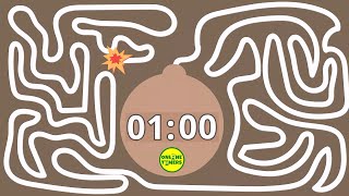 1 Minute Timer Bomb No Music  60 Second Countdown Bomb  Bomb Timer  Online Timers [upl. by Kroo]