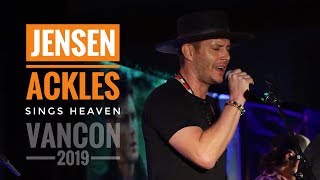 JENSEN ACKLES sings Heaven  VANCON 2019 [upl. by Harac804]