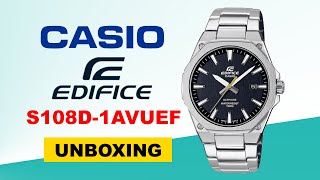 Casio Edifice EFRS108D1AVUEF Unboxing HD [upl. by Maurene]