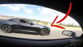 2019 Mustang GT 50 vs 2018 Camaro SS 62 [upl. by Ivek]