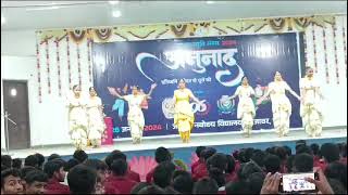 dancevideo navodaya smriti sangam 28 january 2024 jnv jojawar pali [upl. by Einittirb]