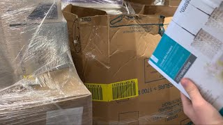 Unboxing 8 Pallets of Lowes Overstock Liquidation [upl. by Assilac]