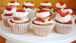 StrawberryCream Cheese Filled Cupcakes [upl. by Simone765]