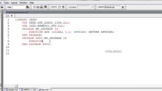 VHDL BASIC Tutorial  FUNCTION [upl. by Marek]