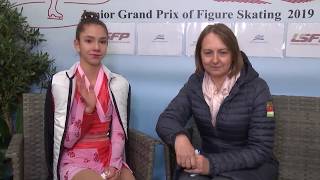 Schermann Regina 2019 09 05 06 Riga Junior Grand Prix [upl. by Ruperta]