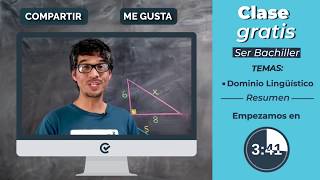 Clase Ser Bachiller GRATIS Dominio lingüístico [upl. by Llenrup]