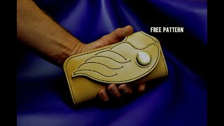 Biker wallet patternLong wallet patternPDF [upl. by Dana512]