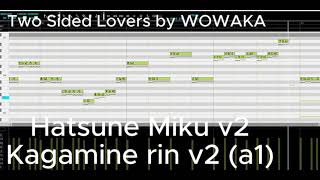 Two sided lovers wowaka Miku and Rin cover [upl. by Llertnad]