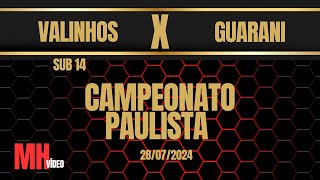 Valinhos x Guarani sub 14 [upl. by Emiline]