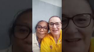 Minha amiga Carla também mandando beijo para Paula Tejano 😊 [upl. by Gerius941]