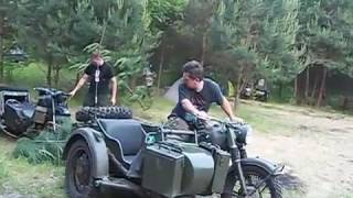 Czołowo Tygrys w akcji 3K750ural dnieprbmwмотоциклы на золото в ведущих [upl. by Onaimad]