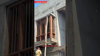 பே விண்டோ 🪟🏡  BAY WINDOW  Deekshi Homes construction architecture house [upl. by Nessaj]