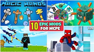 Top 10 epic mods for minecraft pocket edition  Best Minecraft mods 120  Annie X Gamer [upl. by Arita294]