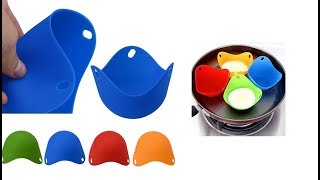 How to use Silicone Egg Poachers  Cooking Tool [upl. by Winnie125]