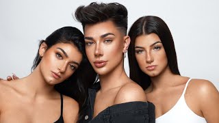 James Charles Uses Makeup to Turn Us into Triplets featuring Charli D’Amelio  Dixie D’Amelio [upl. by Alya]