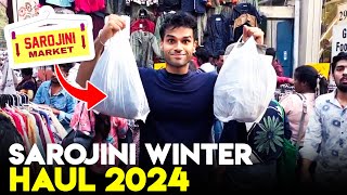 Sarojini Nagar Winter Fashion Shopping Guide 2024  Clothing Haul amp Market Tricks  BeYourBest San [upl. by Nipahc]