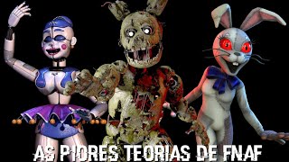 AS PIORES TEORIAS DE FNAF  Coletânea de Teorias [upl. by Anelle]