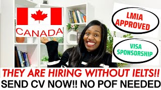 Relocate To Canada Without Ielts  Canada Free Work Permit 2024  Visa Sponsorship Jobs  No Ielts [upl. by Aimil]