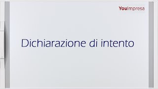 Semplificazioni fiscali dichiarazione dintento [upl. by Niahs]