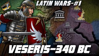 BATTLE OF VESERIS 340 BCLATIN WAR DOCUMENTARYPINPOINT HISTORY [upl. by Mini]