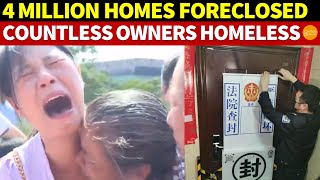 4 Million Foreclosed Homes Yearly Countless Owners Homeless China’s Real Estate Bubble Bursts [upl. by Gentes]