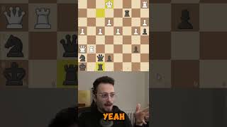 Accidental Queen Trap chess shorts gothamchess [upl. by Eisiam]