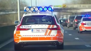 POLICE BELGE COURSE POURSUITE PAR UN PILOTE DE CHOC [upl. by Izmar]