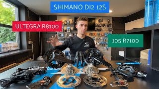 Review Shimano DI2 105 R7100 VS ULTEGRA R8100 Is het verschil echt zo groot amp wat is de beste keus [upl. by Adrien]