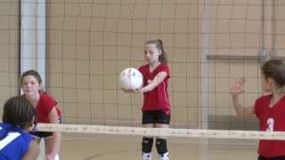 St James 4th Grade Volleyball on 282014 [upl. by Kcirb]