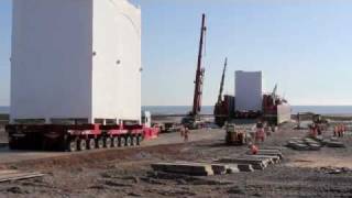 Mammoet Sellafield Evaporator D unit move May 2011m4v [upl. by Blondelle]