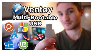 How To Make a MultiBootable USB with Ventoy  Boot Multiple ISO Files From One USB [upl. by Schmitz734]