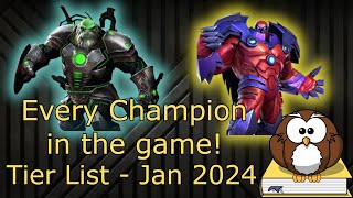 The Future of MCOC Tier Lists UPDATED  January 2024 [upl. by Adorl]