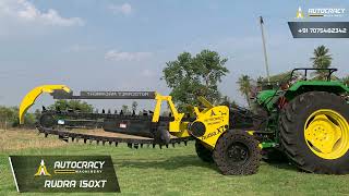 OFC Cable Trencher  Heavy Duty Rudra 150XT  Dig up to 55 ft depth [upl. by Fellows]