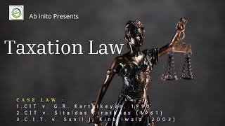 Taxation Law Case Discussion Unit 1 [upl. by Drofwarc]