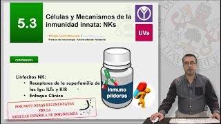 53 CÉLULAS Y MECANISMOS DE LA INMUNIDAD INNATA NKs [upl. by Marquez]