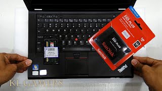 Lenovo Notebook Laptop ThinkPad T430 Upgrade DDR3 RAM and Sandisk SSD increase Speed 2019 [upl. by Geis]