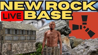 RUST LIVE  Can I build a cool NEW rock base part 1 [upl. by Prader702]