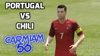 HD Portugal vs Chili  Pour mon cher abonné quotcarmiam 56quot Fifa 16 Maillots 2017 [upl. by Chute999]