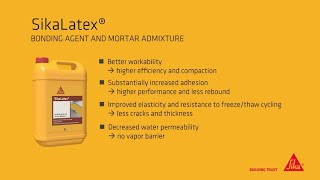 Sika Latex  bonding agent amp mortar admixture  uses and application sika waterproofing trending [upl. by Peoples]