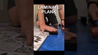 Laminate plank flooring install [upl. by Anehs]