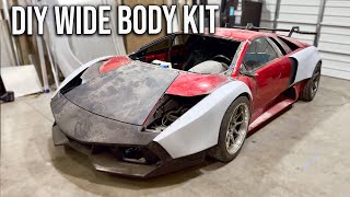 We Built A 1 of 1 Custom Wide Body Kit For My Lamborghini Murcielago [upl. by Absalom]