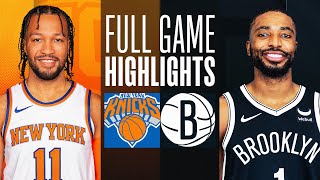 KNICKS at NETS  FULL GAME HIGHLIGHTS  January 23 2024 [upl. by Queenie]